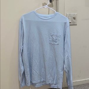 Vineyard vines light blue longsleeve tee